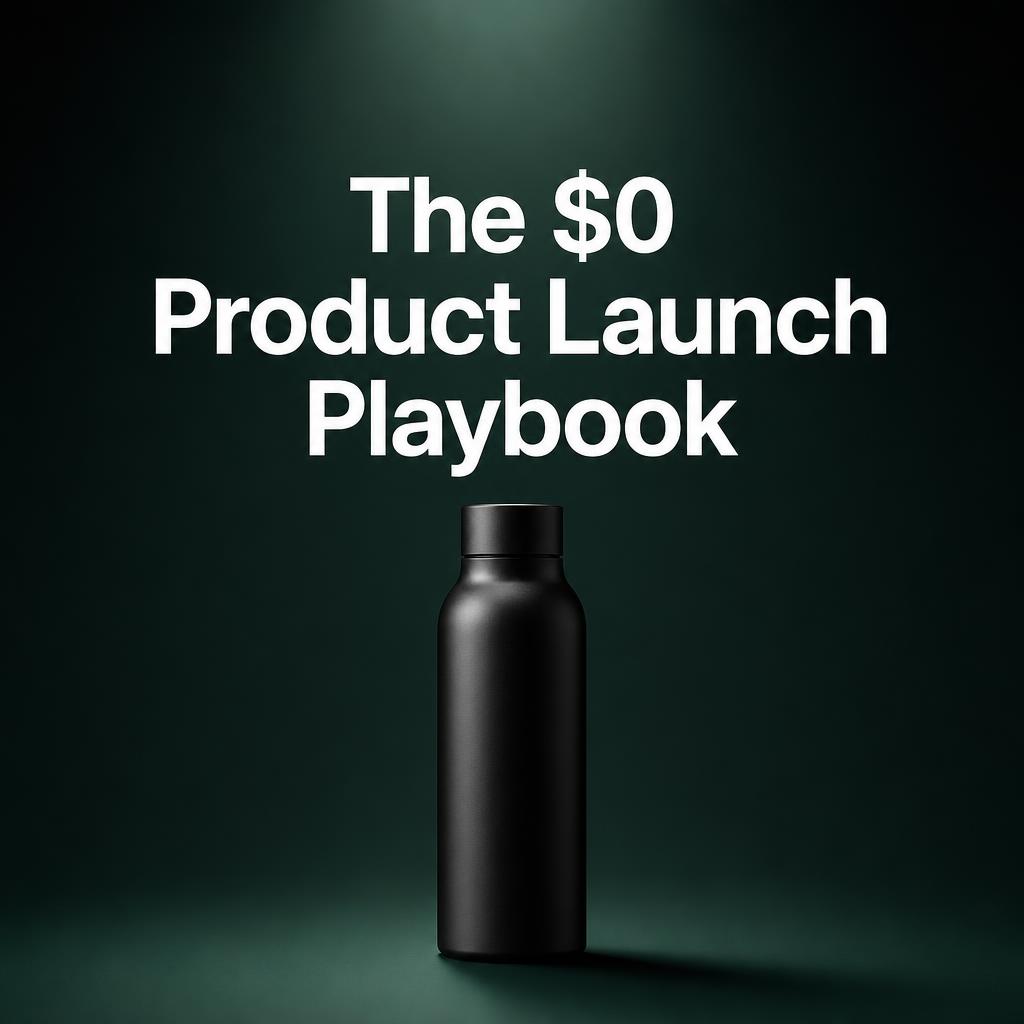 The $0 Product Launch Playbook carousel cover