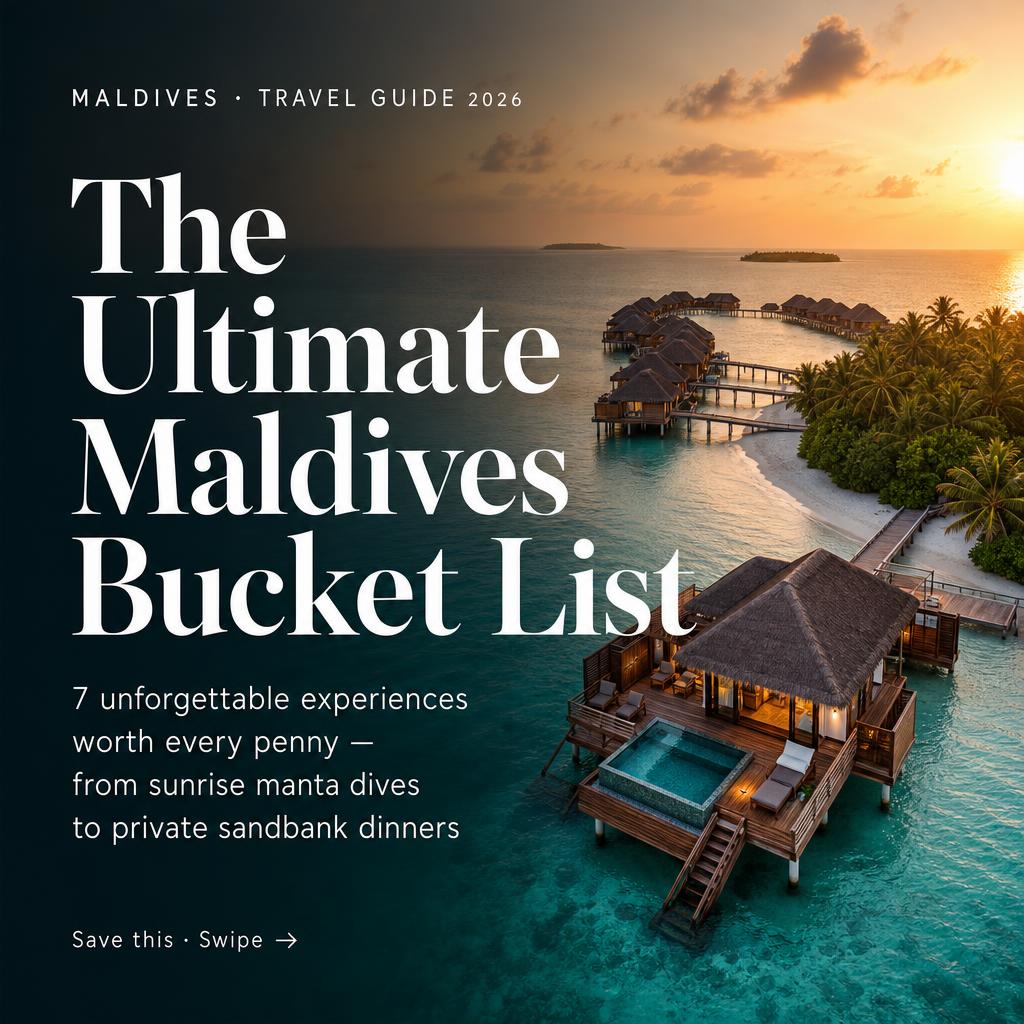 The Ultimate Maldives Bucket List carousel cover